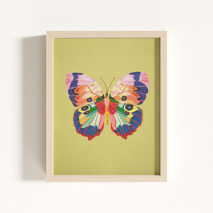 Color Bloom Butterflies Set of 9