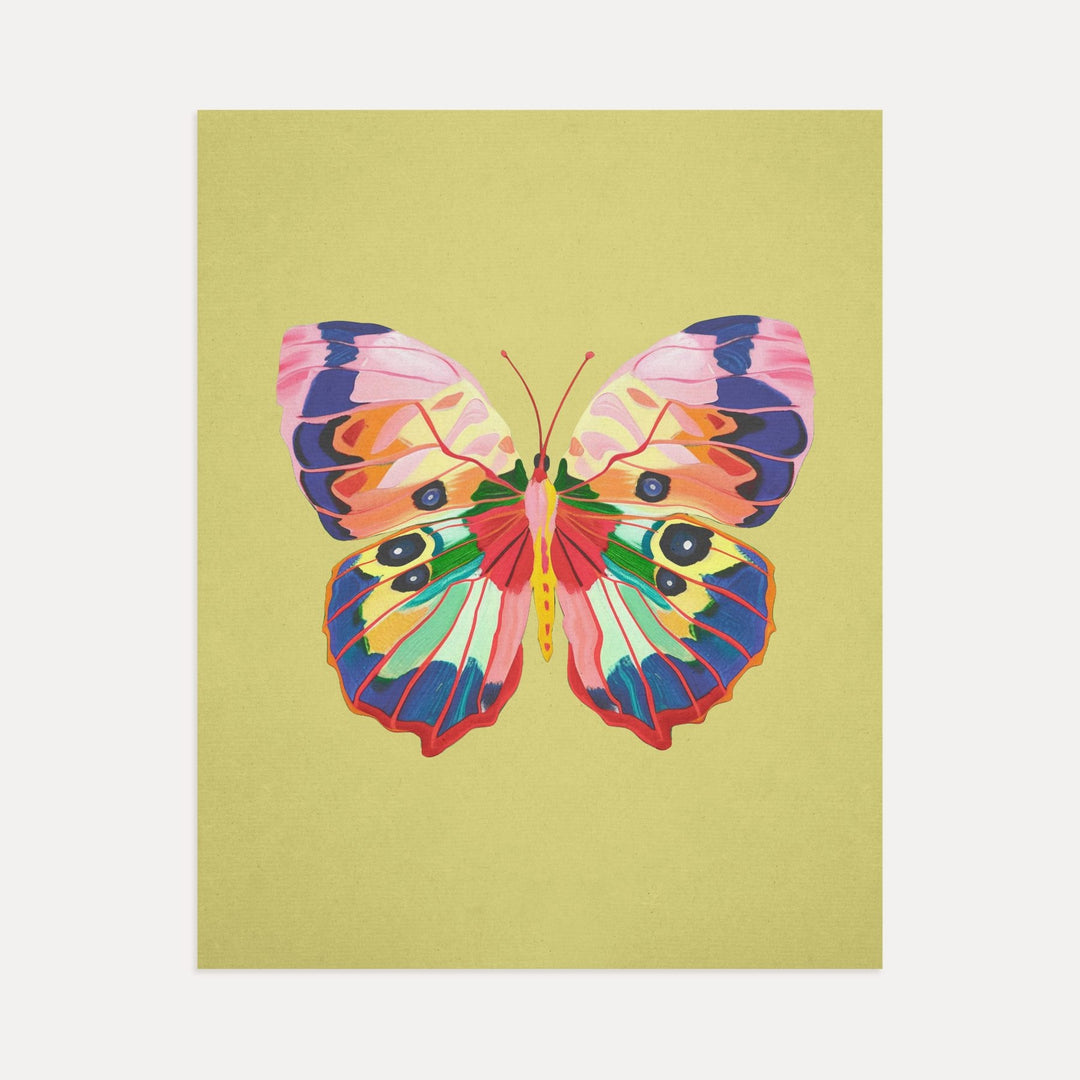 Color Bloom Butterflies Set of 9