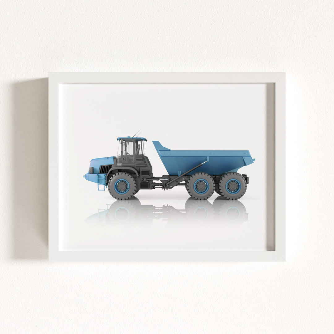 Construction Vehicle Dump Truck Art