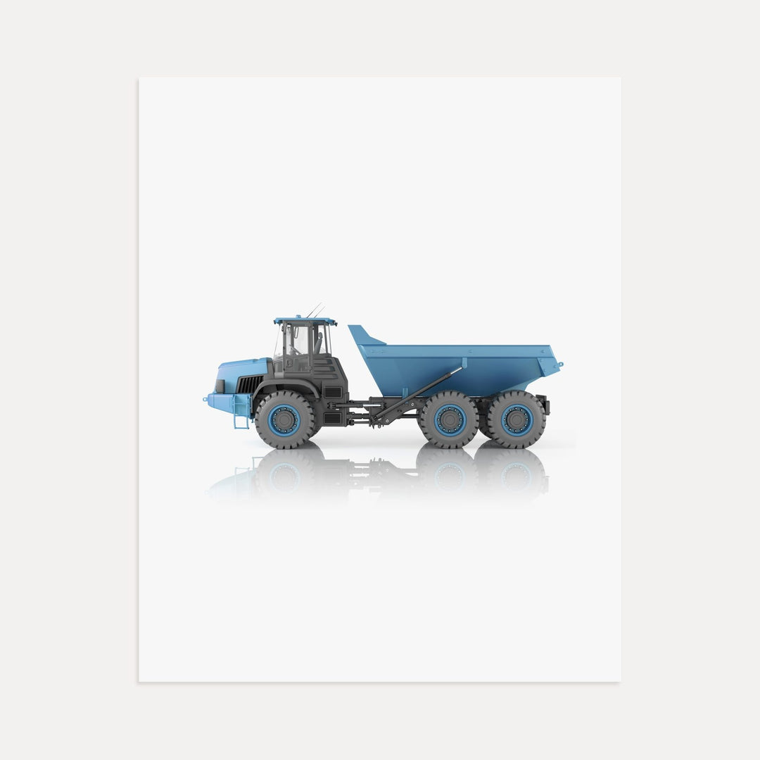 Construction Vehicle Dump Truck Art