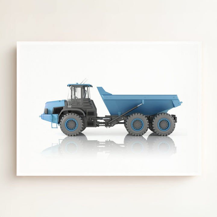 Construction Vehicle Dump Truck Art