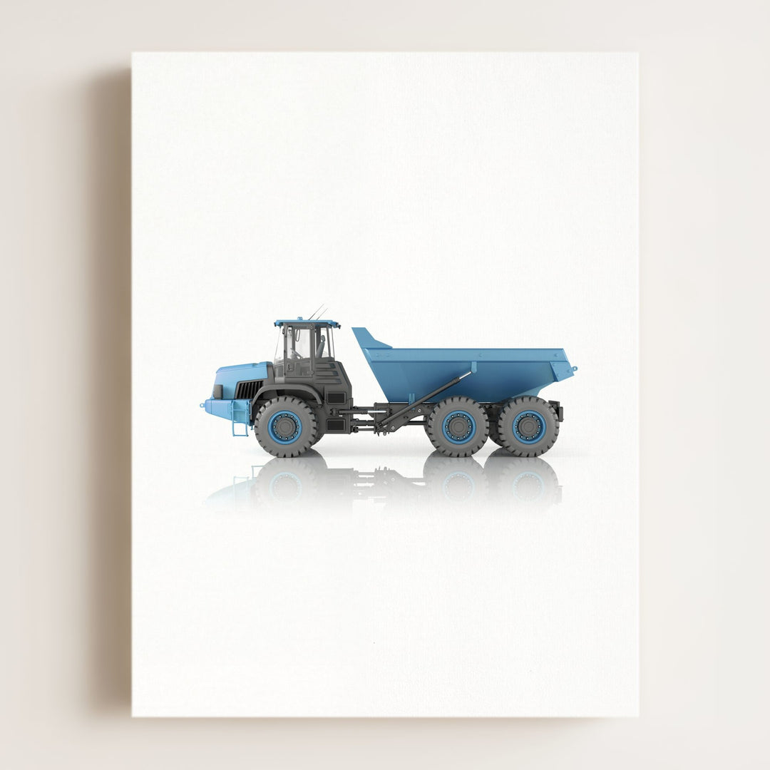 Construction Vehicle Dump Truck Art