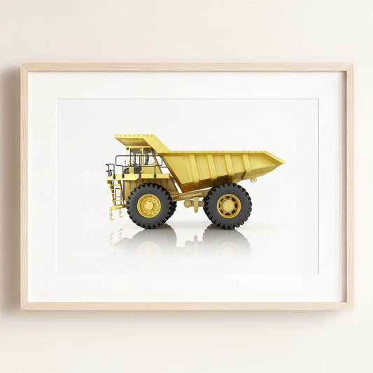 Construction Vehicle Off-Highway Truck Art