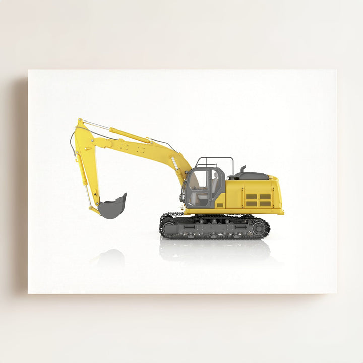 Construction Vehicle Track Excavator Art