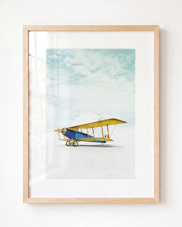 Curtiss Jenny 1914 Airplane - Framed Art