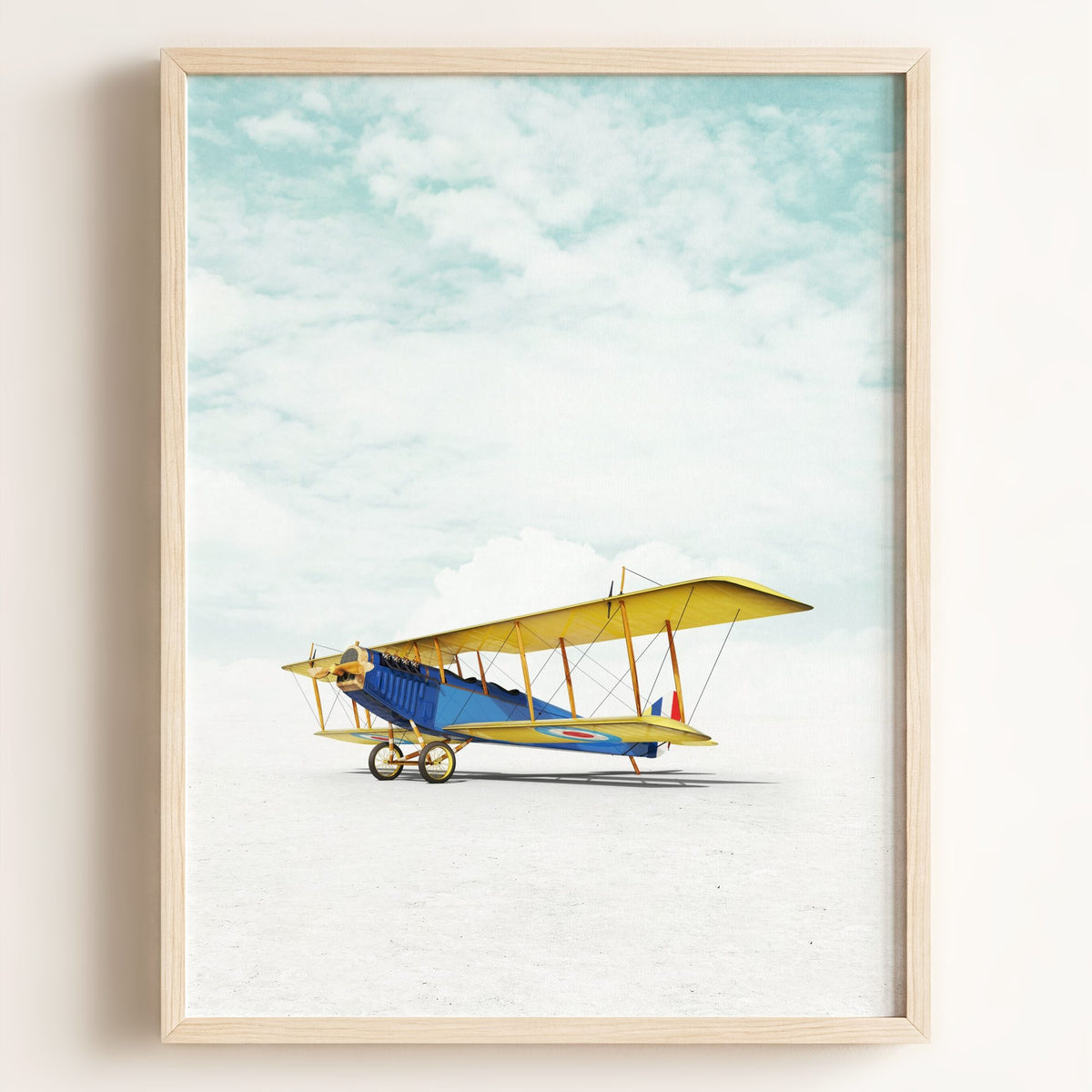 Curtiss Jenny 1914 Airplane — Framed
