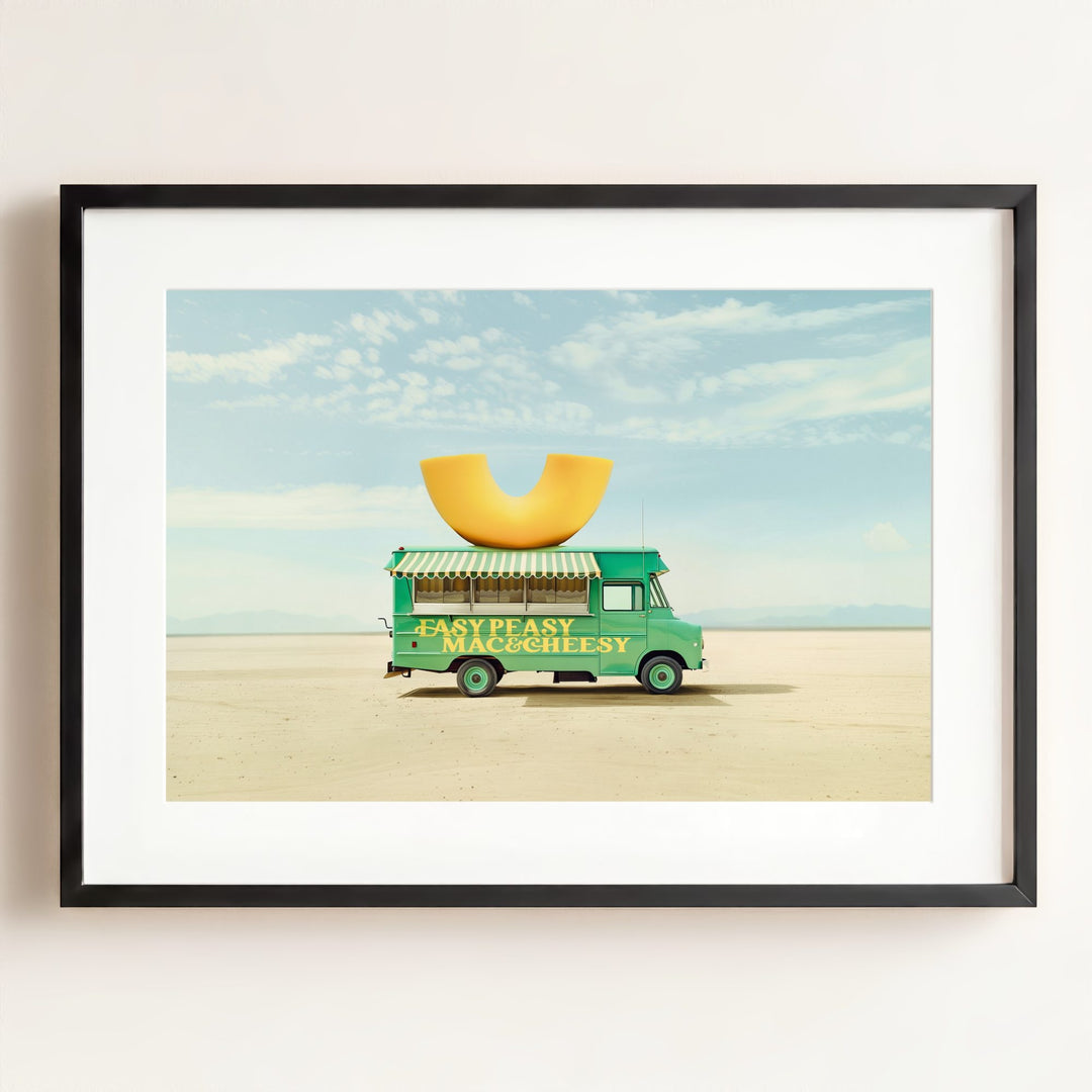 Easy Peasy Mac & Cheesy Food Truck Art