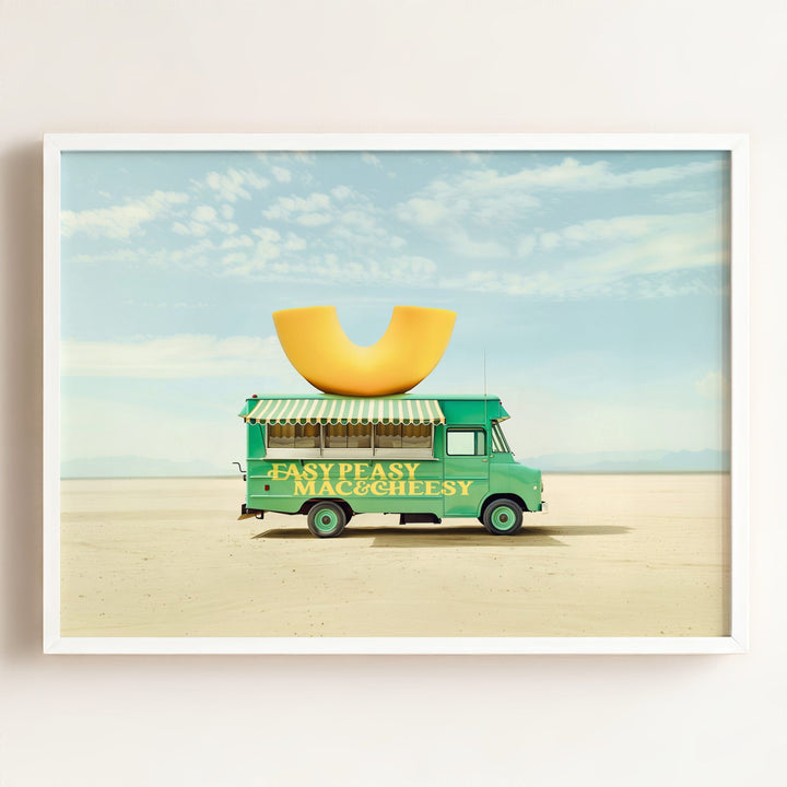 Easy Peasy Mac & Cheesy Food Truck Art