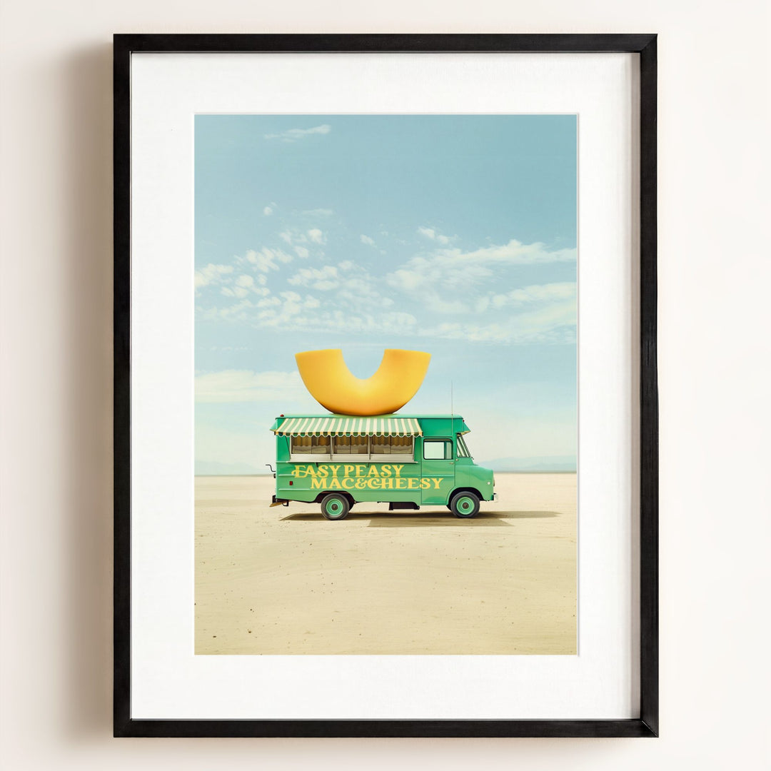 Easy Peasy Mac & Cheesy Food Truck Art