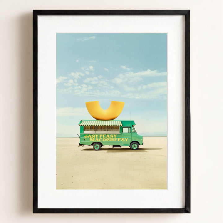 Easy Peasy Mac & Cheesy Food Truck Art