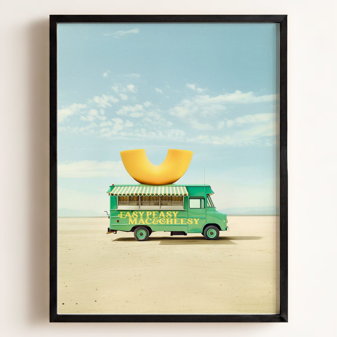 Easy Peasy Mac & Cheesy Food Truck Art