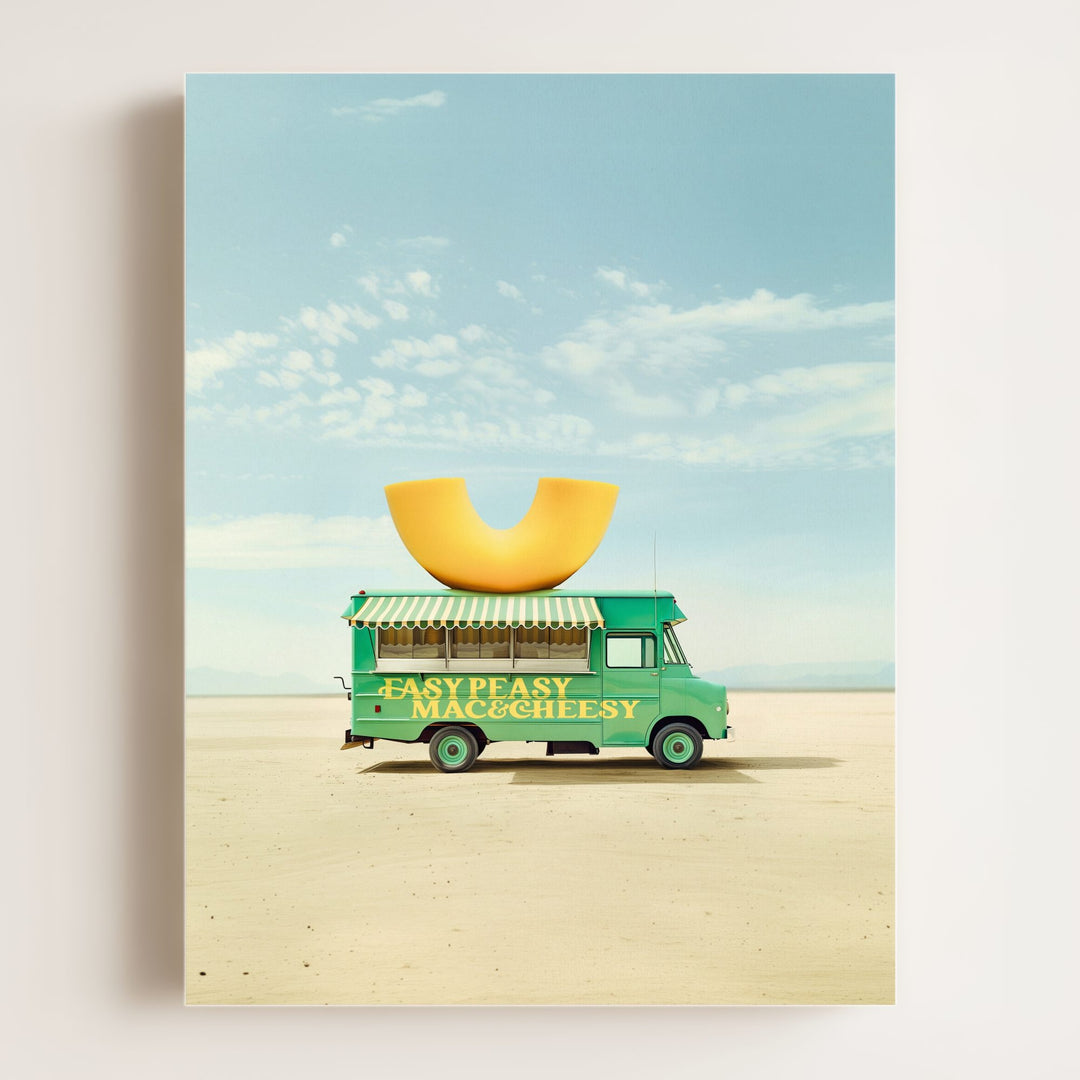 Easy Peasy Mac & Cheesy Food Truck Art