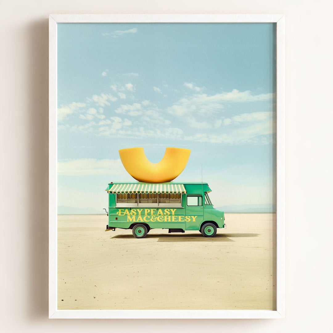 Easy Peasy Mac & Cheesy Food Truck Art