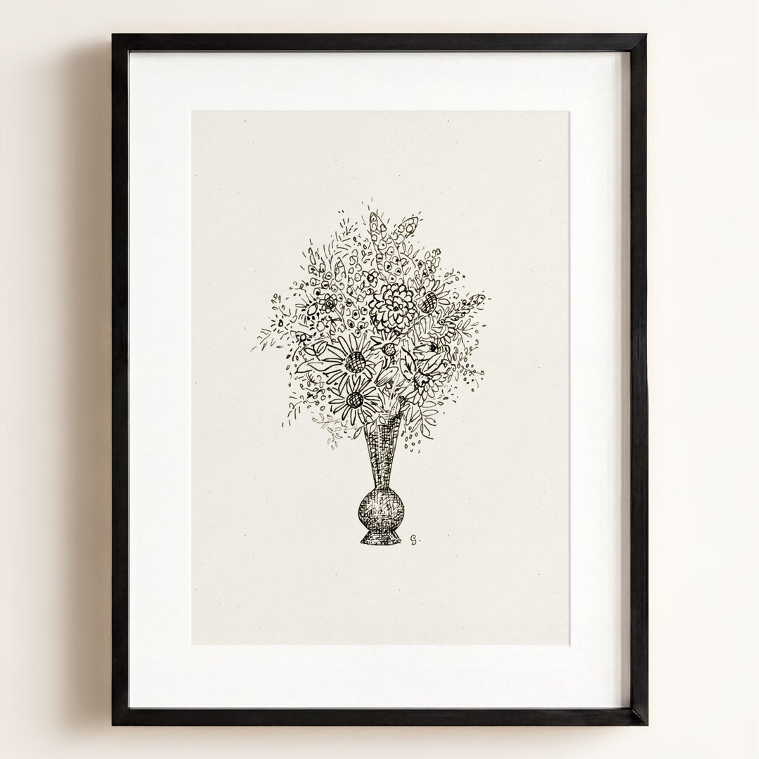 Flower Vase Art Print