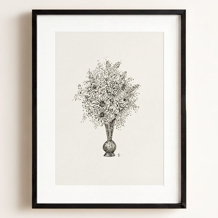 Flower Vase Art Print