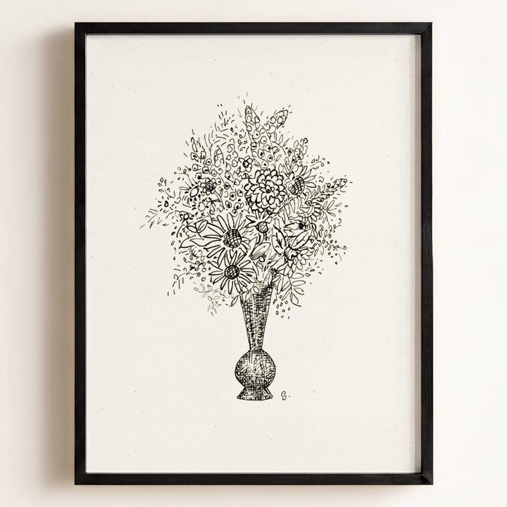 Flower Vase Art Print