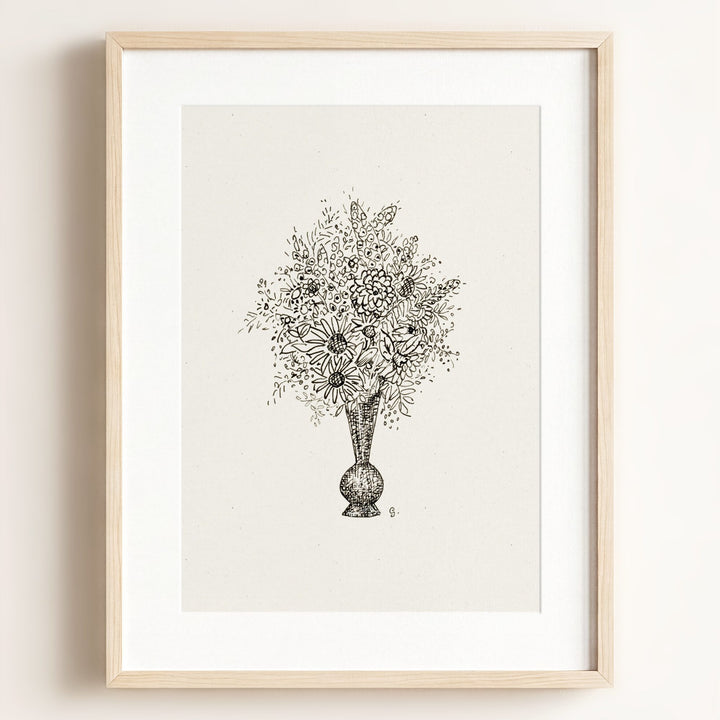 Flower Vase Art Print
