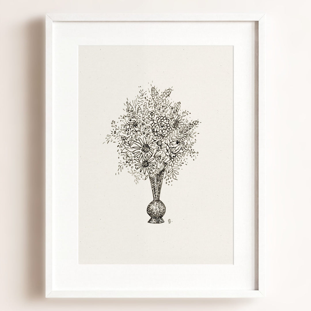 Flower Vase Art Print