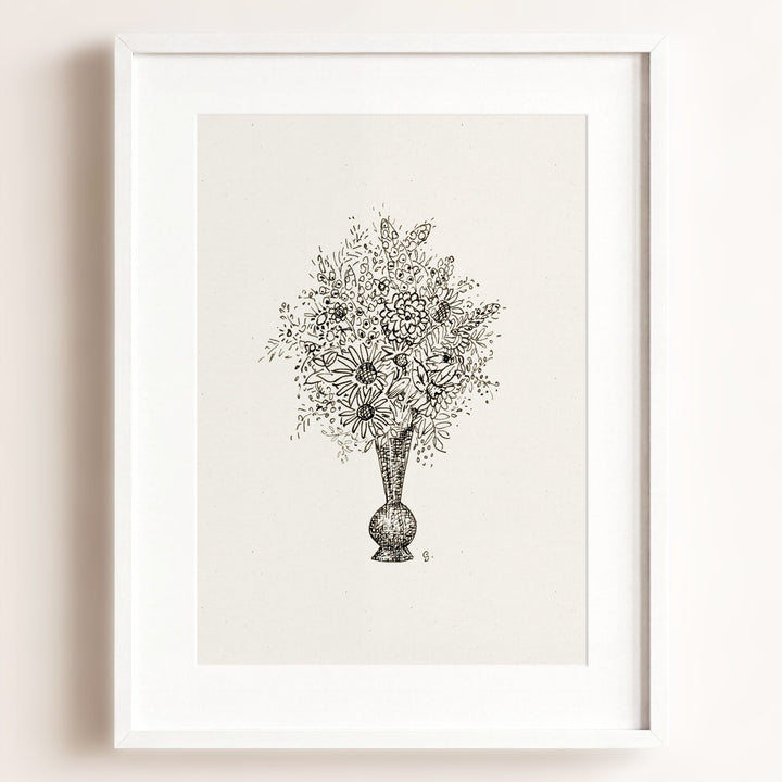 Flower Vase Art Print