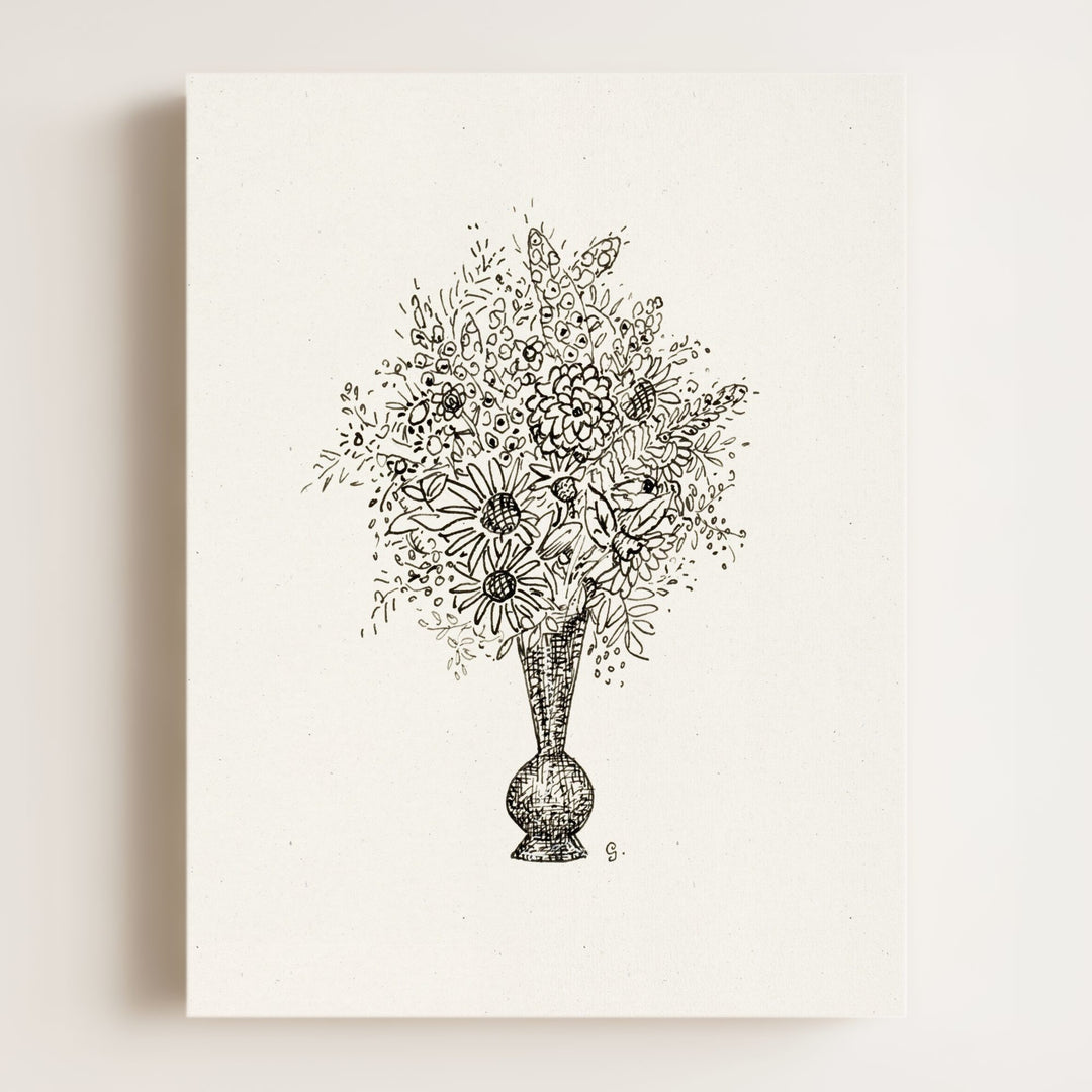 Flower Vase Art Print