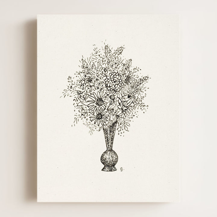 Flower Vase Art Print