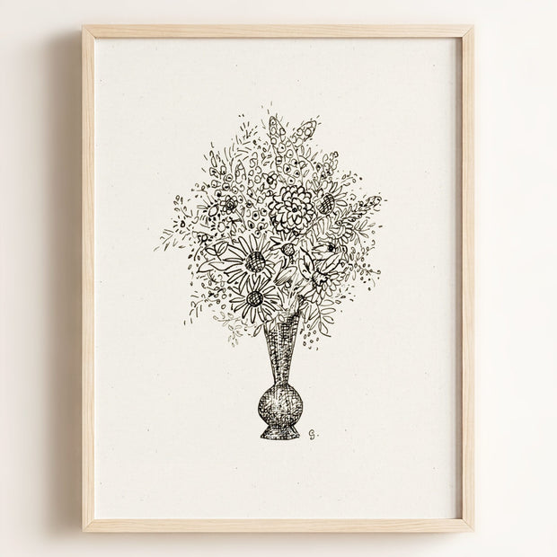 Flower Vase Art Print