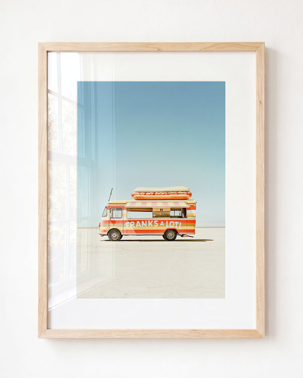 Franks a Lot Food Truck Art — Framed