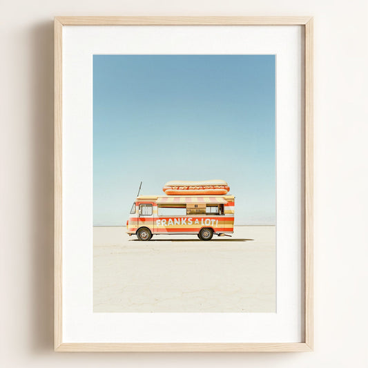 Franks a Lot Food Truck Art — Framed