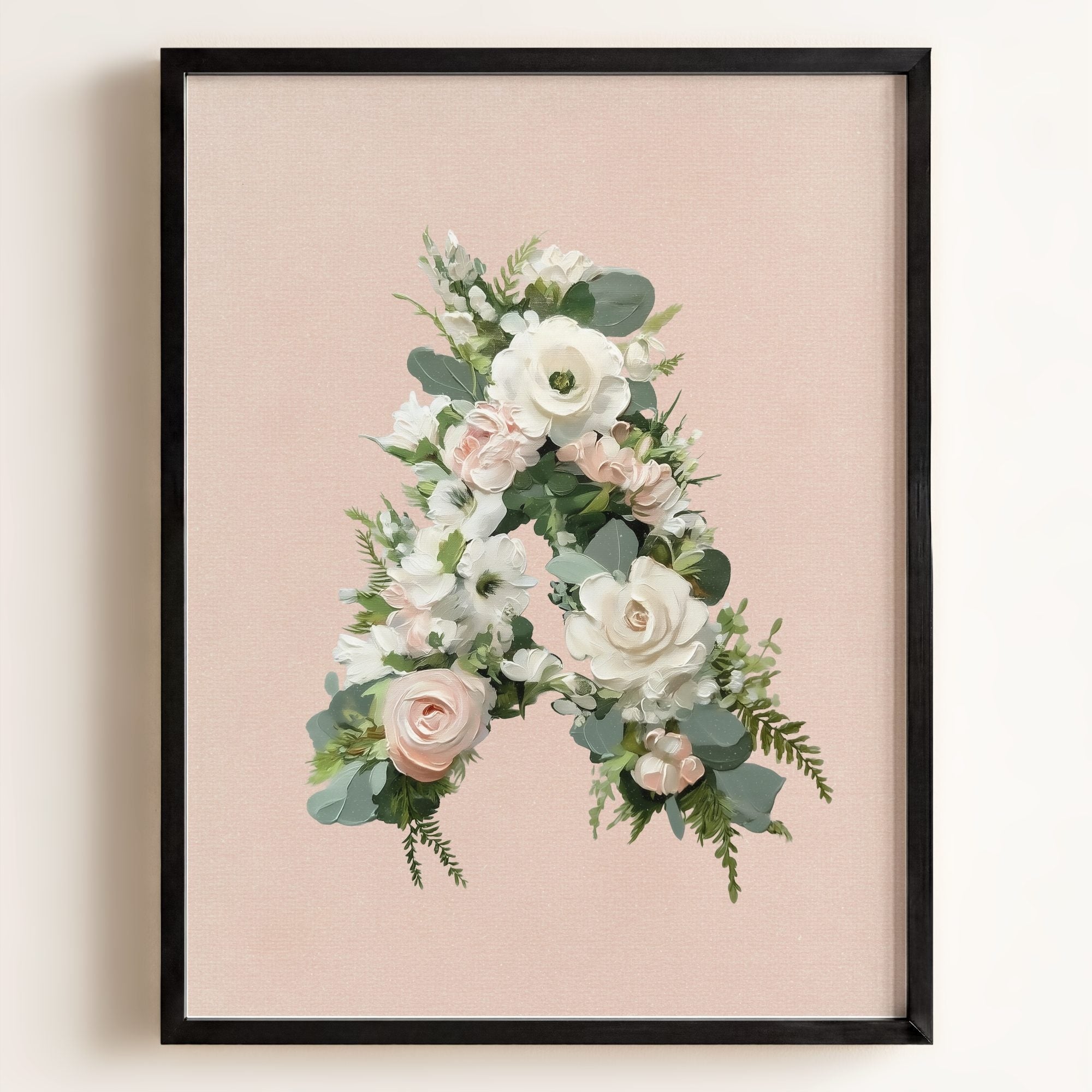 Heirloom Floral Alphabet Prints