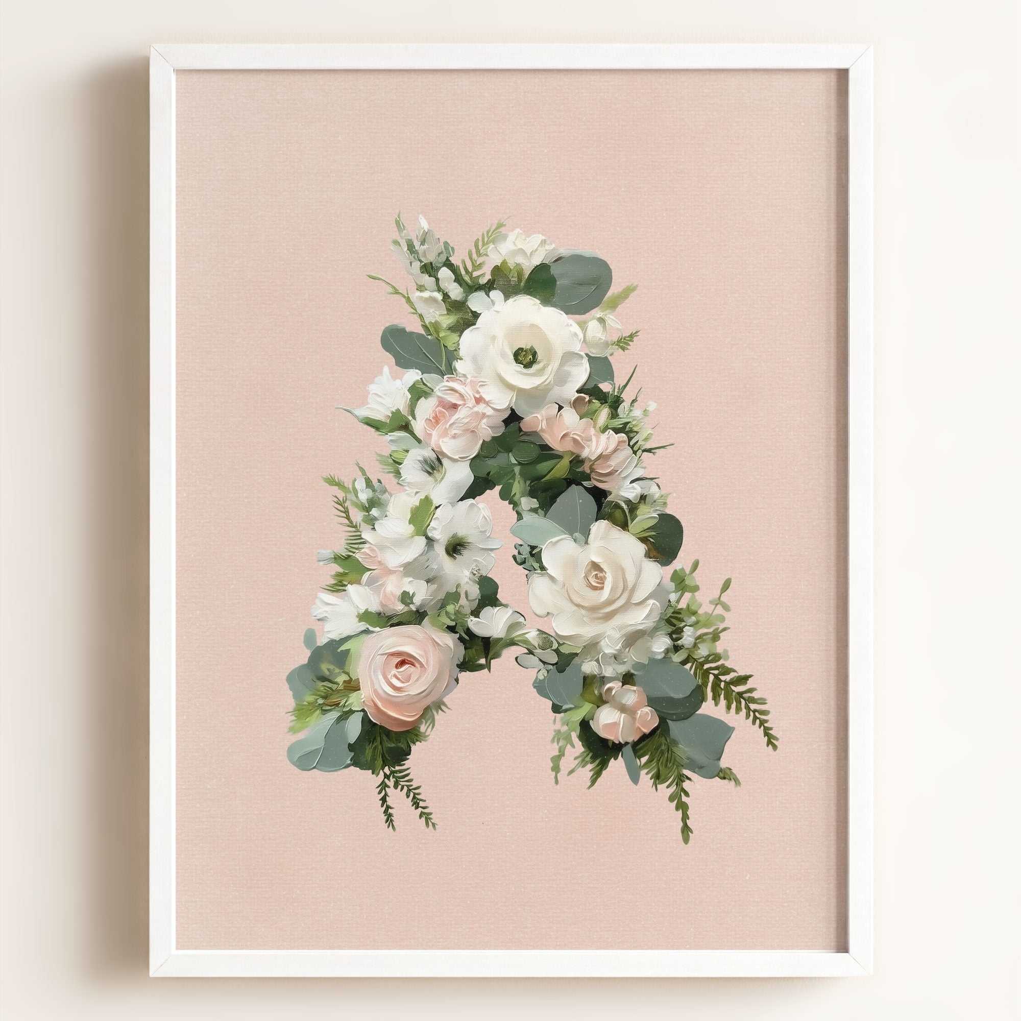 Heirloom Floral Alphabet Prints