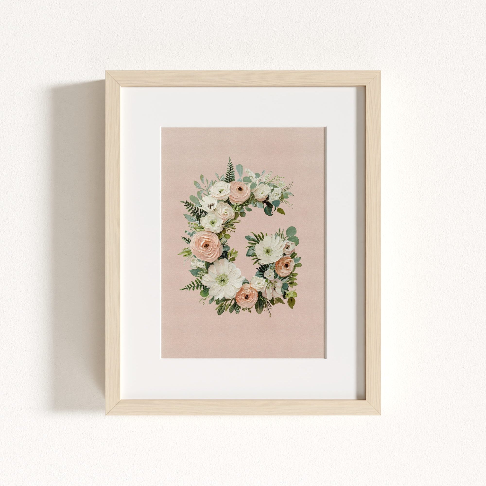 Heirloom Floral Alphabet Prints