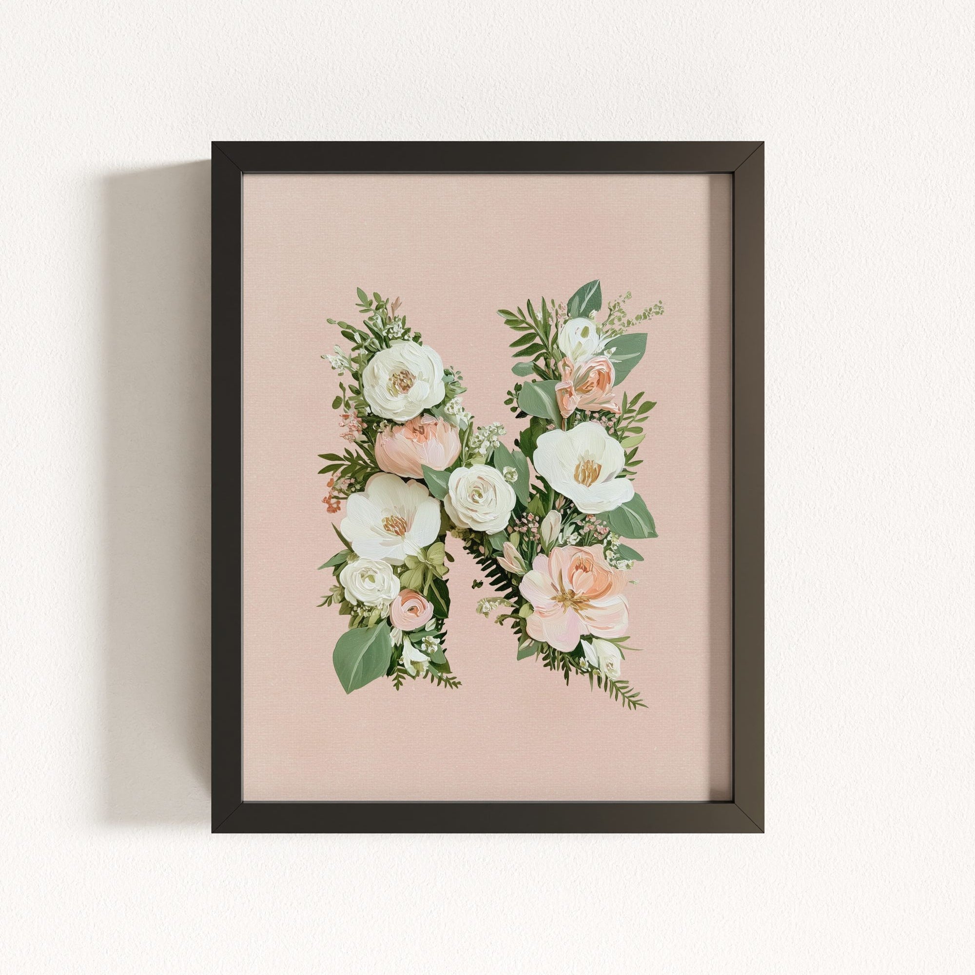 Heirloom Floral Alphabet Prints