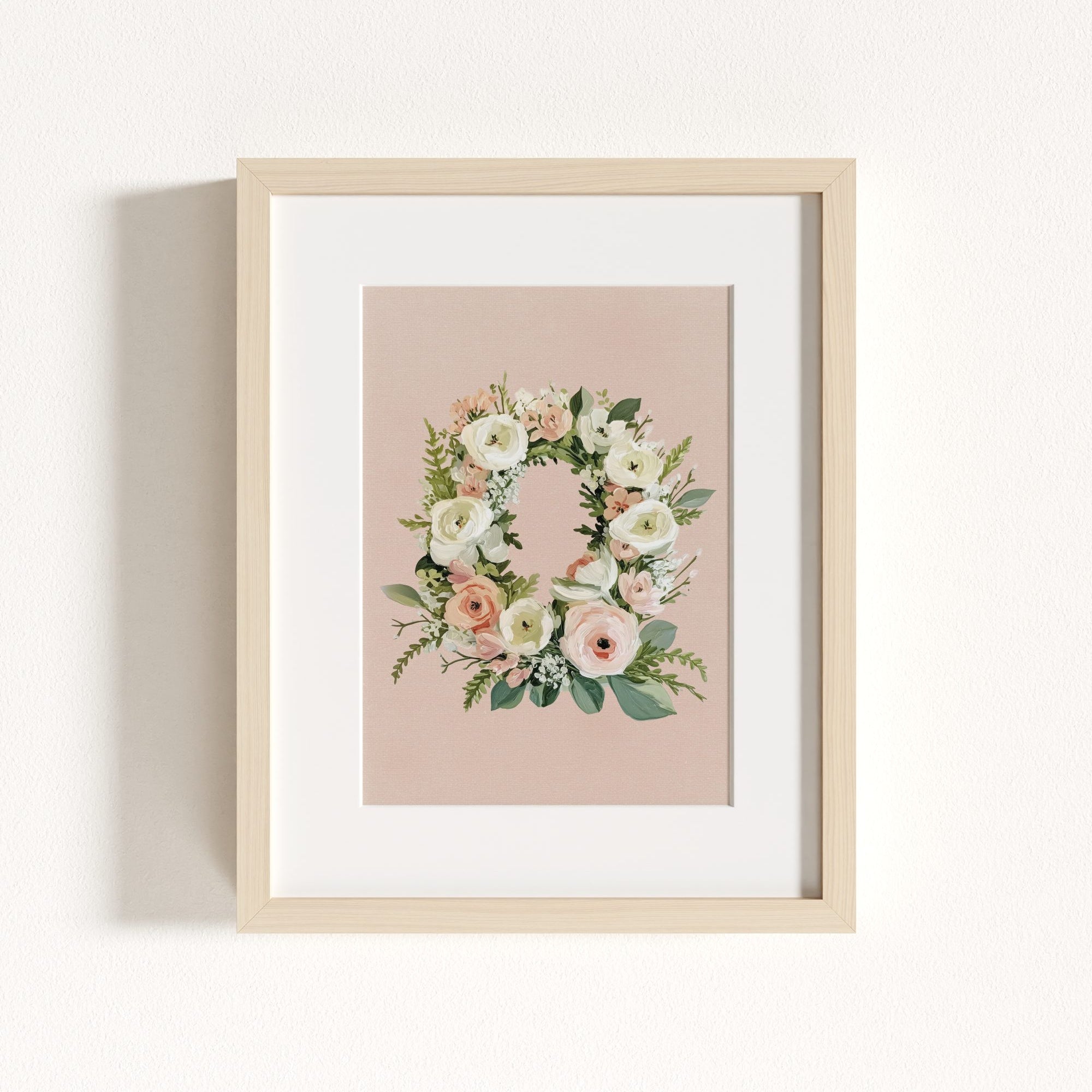 Heirloom Floral Alphabet Prints
