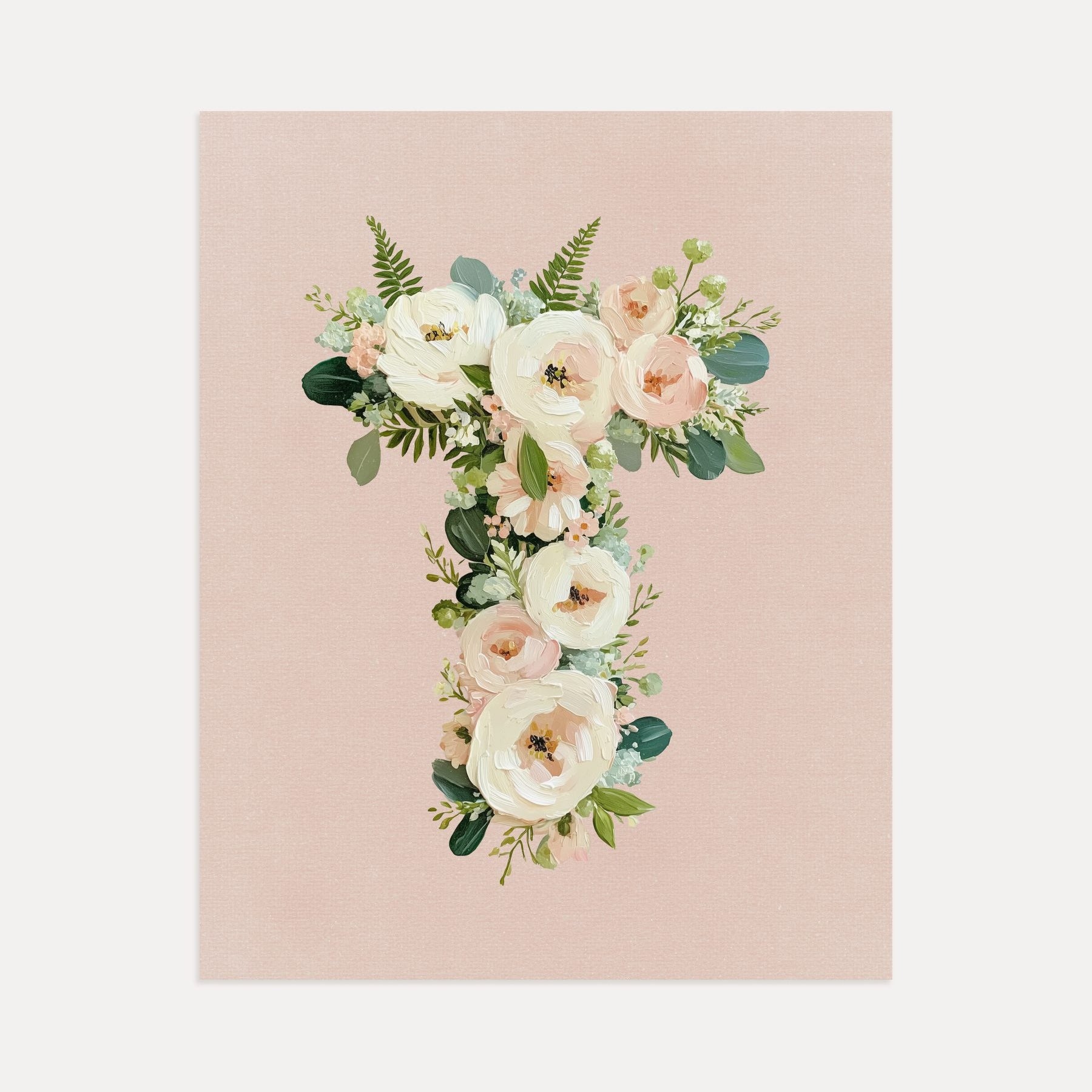 Heirloom Floral Alphabet Prints