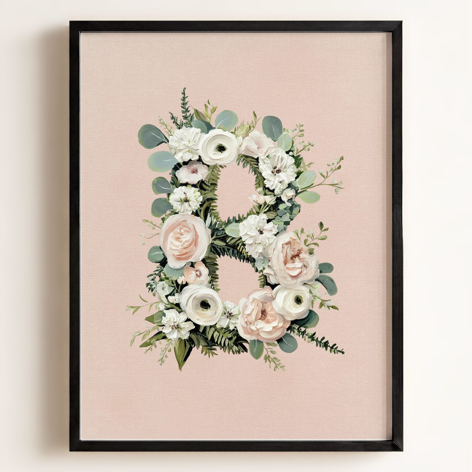 Heirloom Floral Alphabet Prints