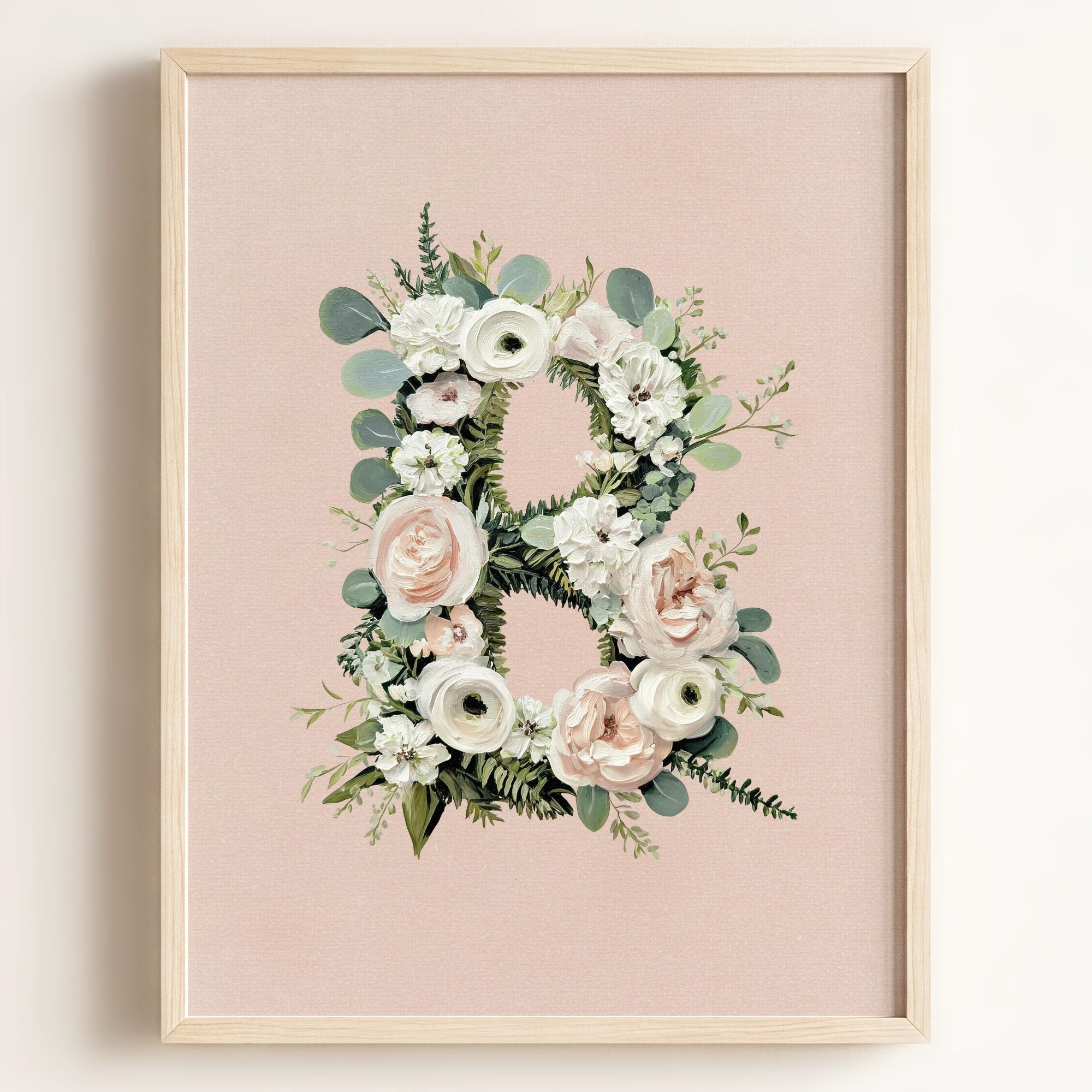 Heirloom Floral Alphabet Prints