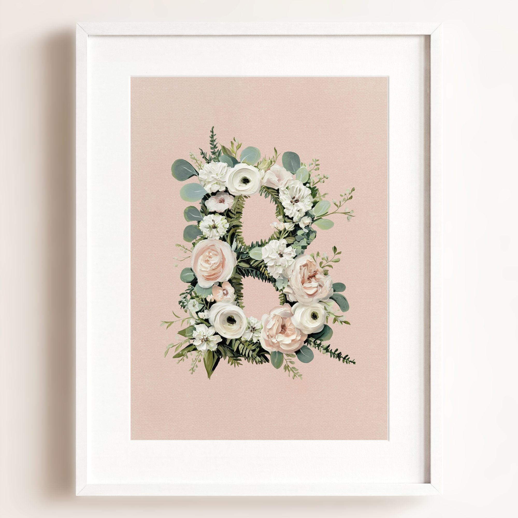Heirloom Floral Alphabet Prints