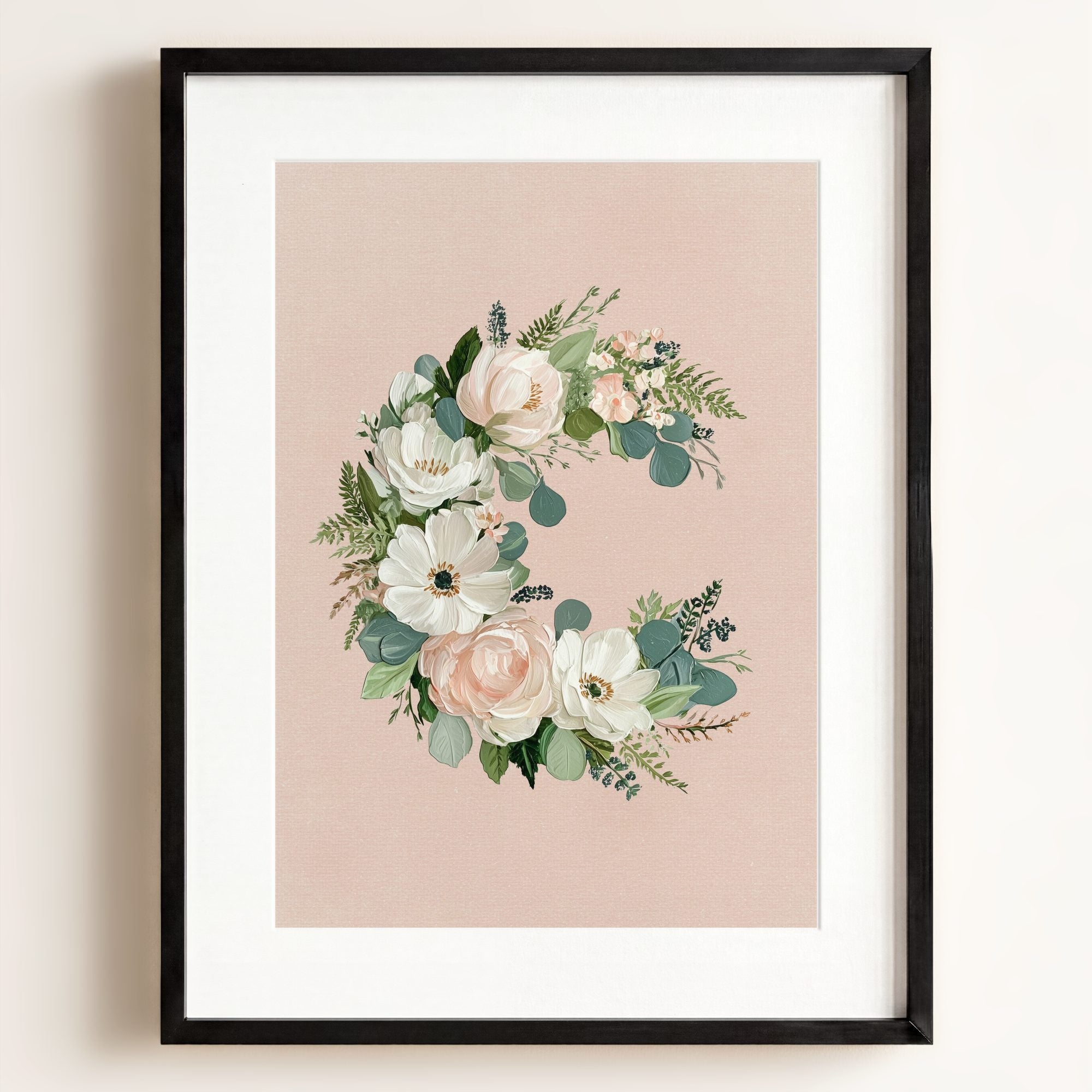 Heirloom Floral Alphabet Prints