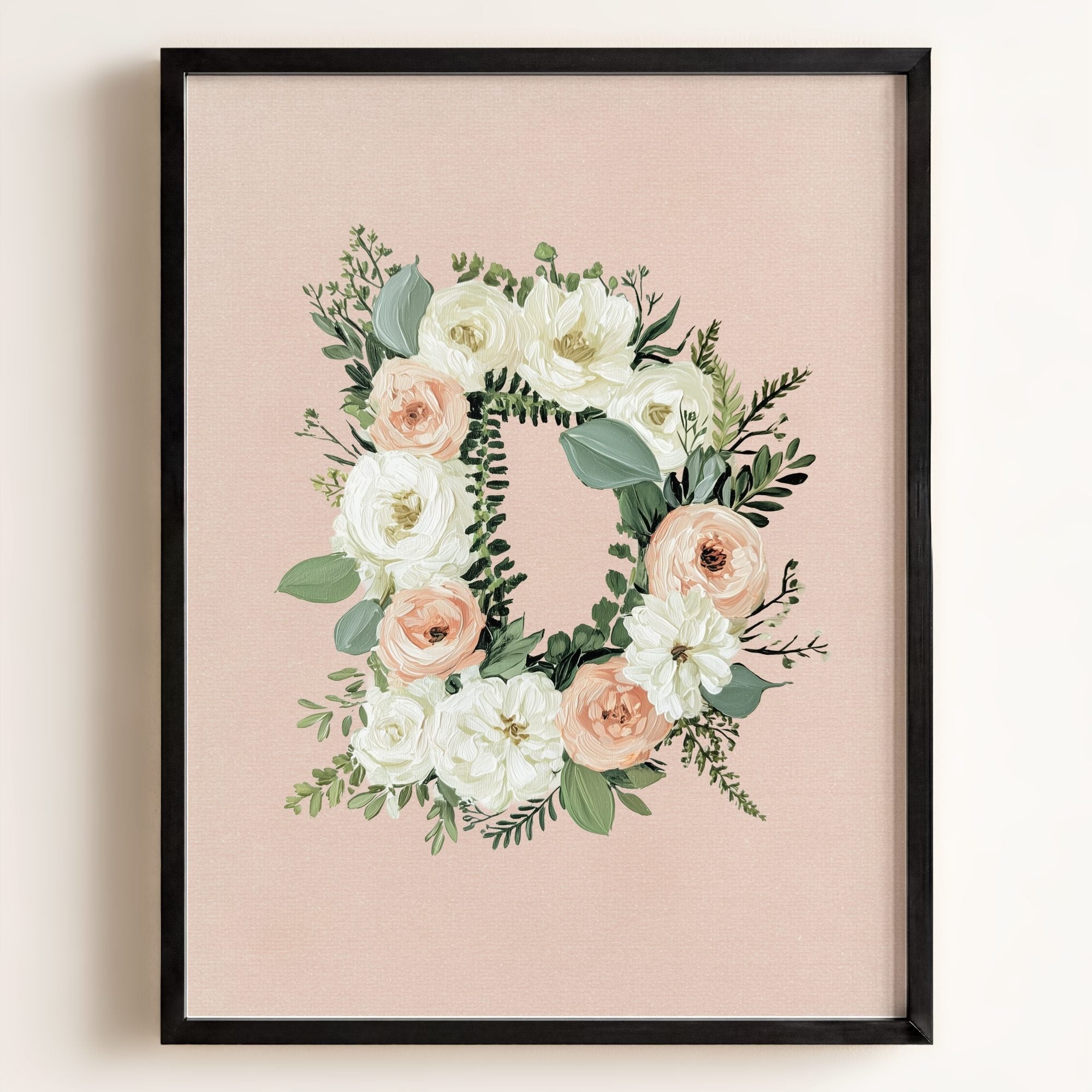 Heirloom Floral Alphabet Prints