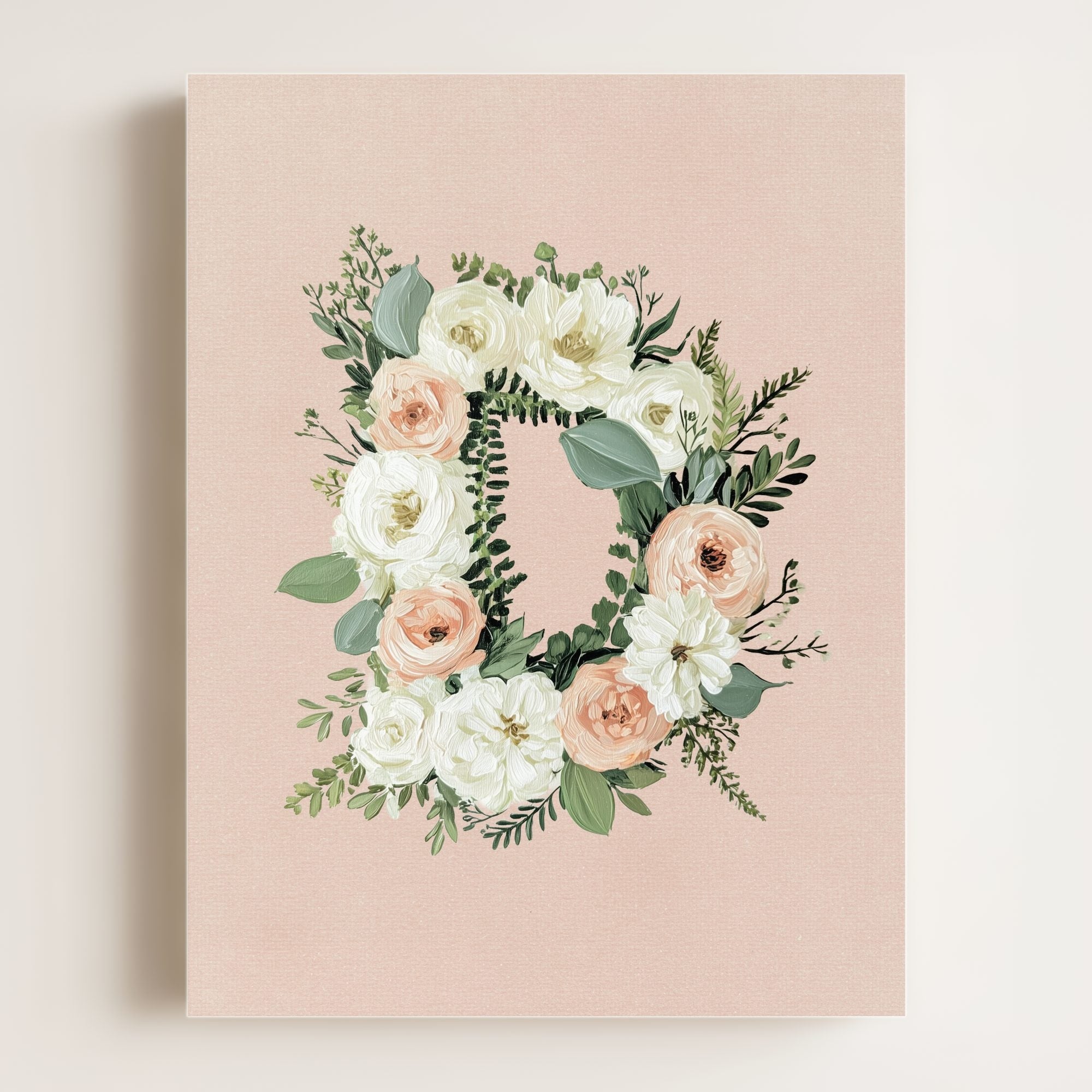 Heirloom Floral Alphabet Prints