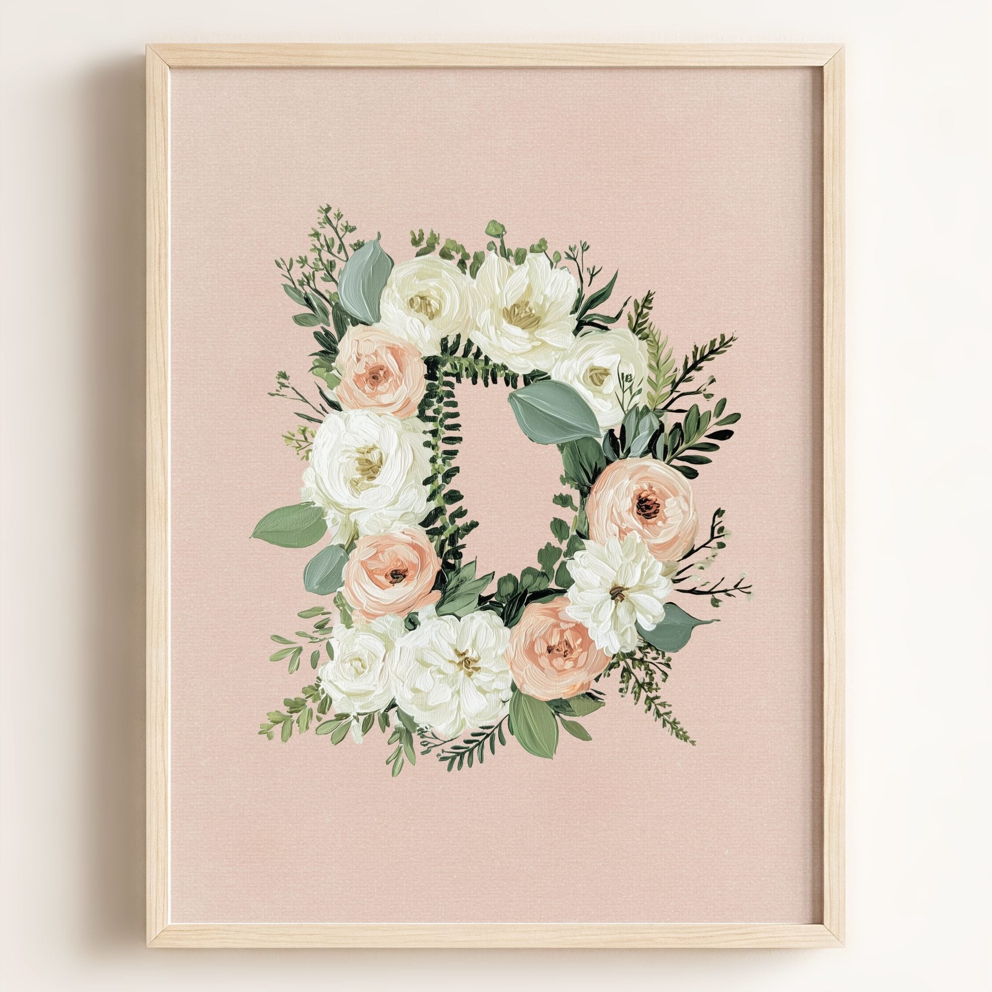 Heirloom Floral Alphabet Prints