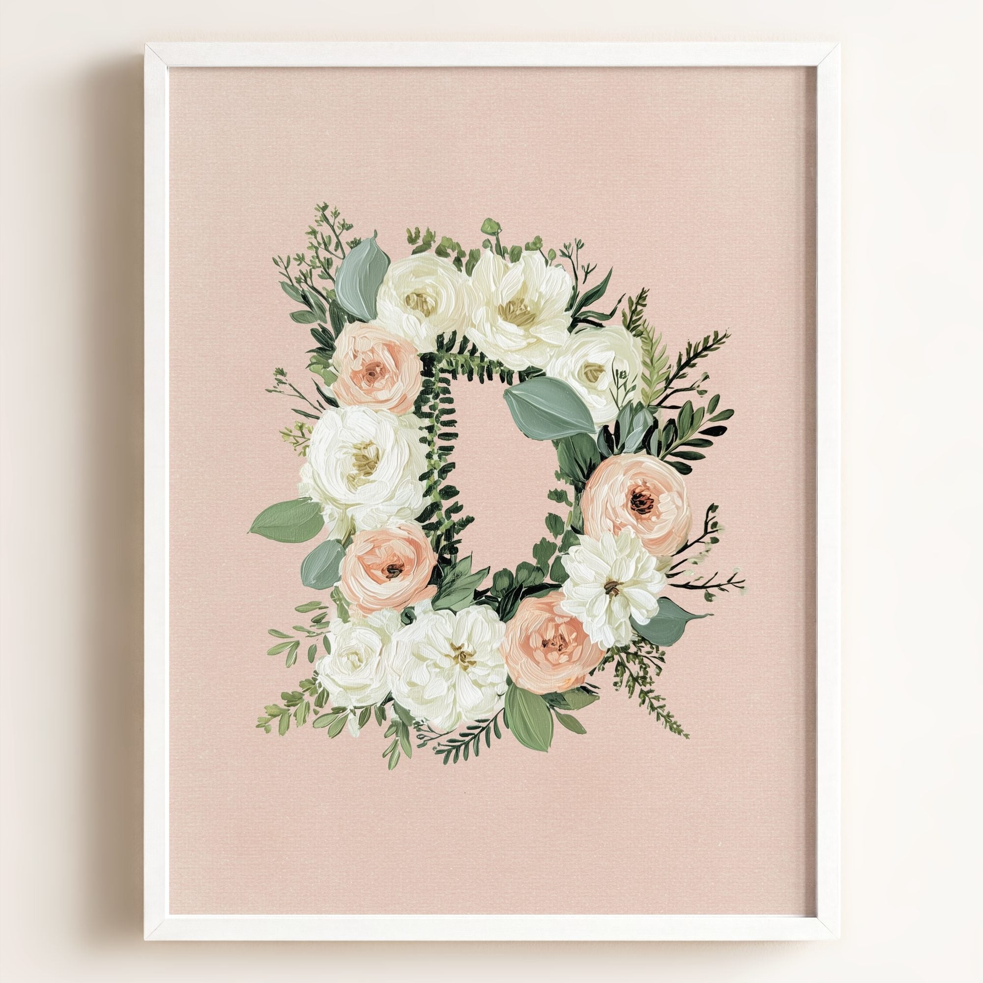 Heirloom Floral Alphabet Prints