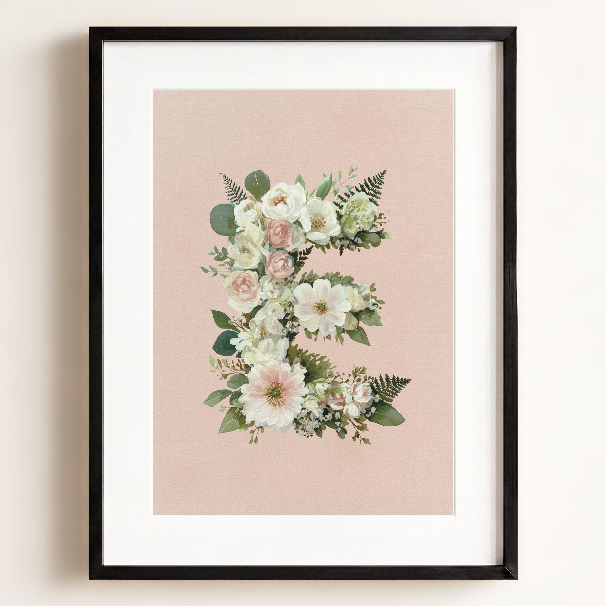 Heirloom Floral Alphabet Prints