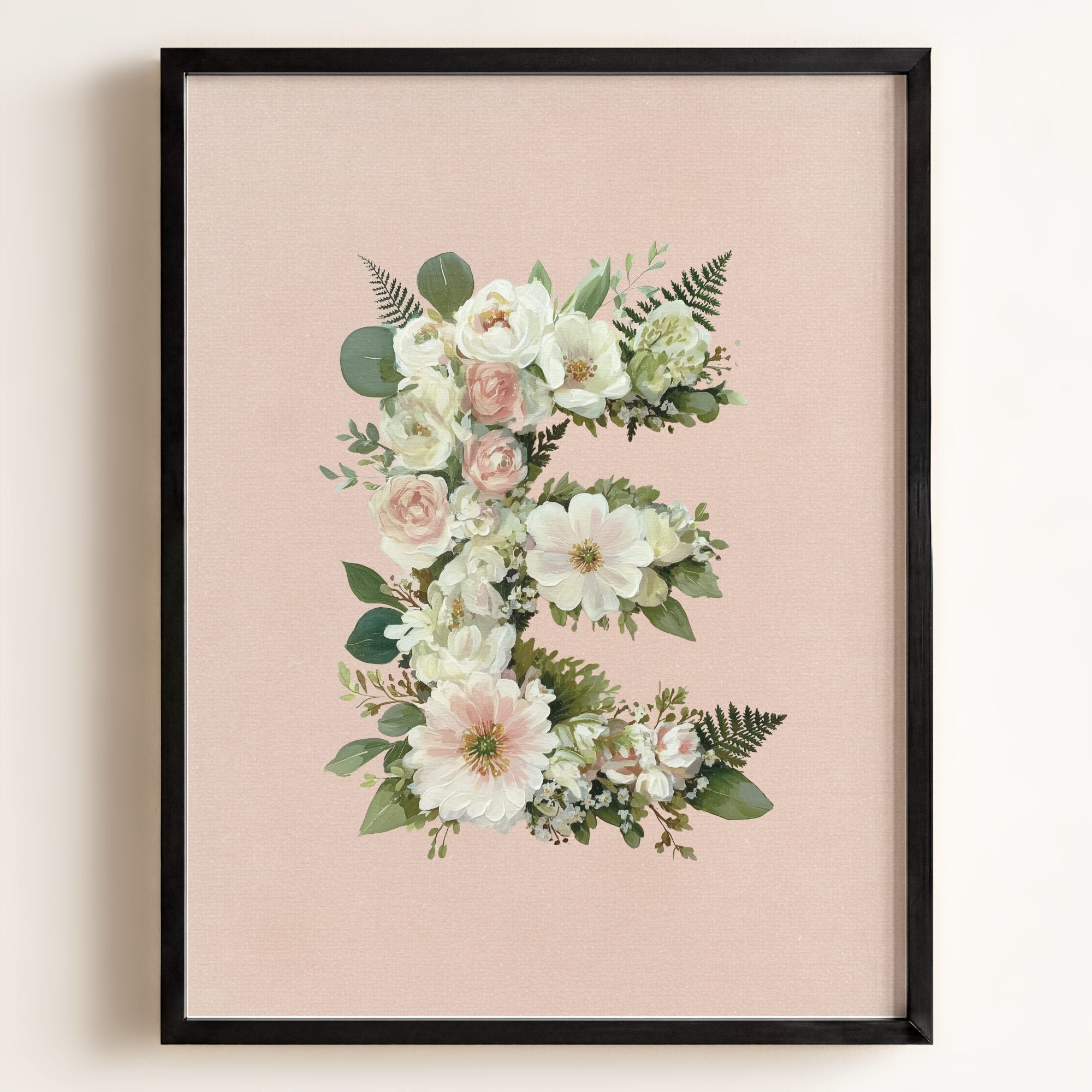 Heirloom Floral Alphabet Prints