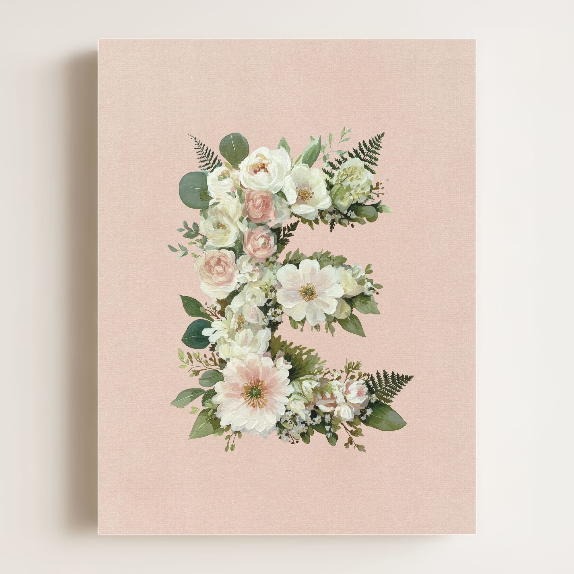 Heirloom Floral Alphabet Prints