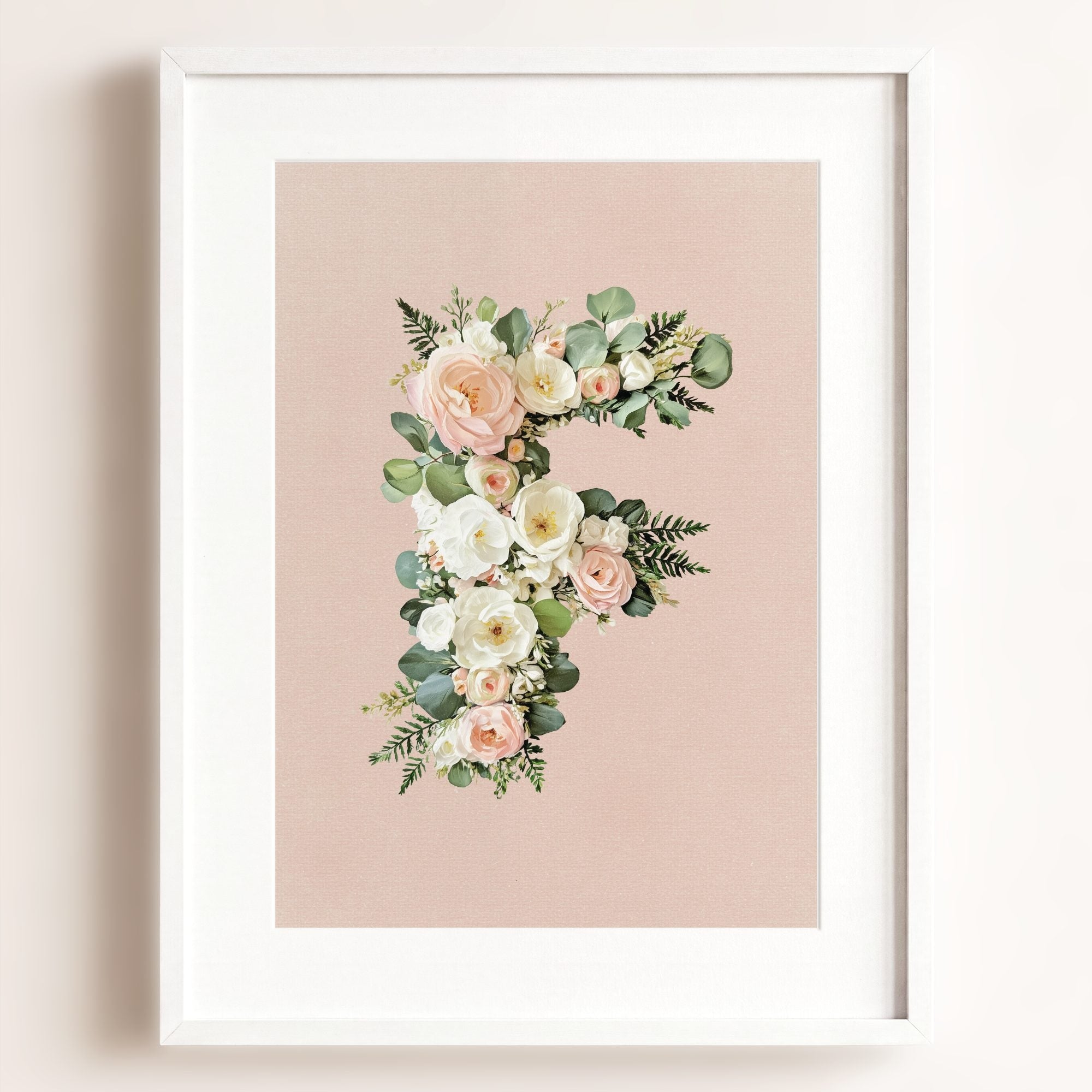 Heirloom Floral Alphabet Prints