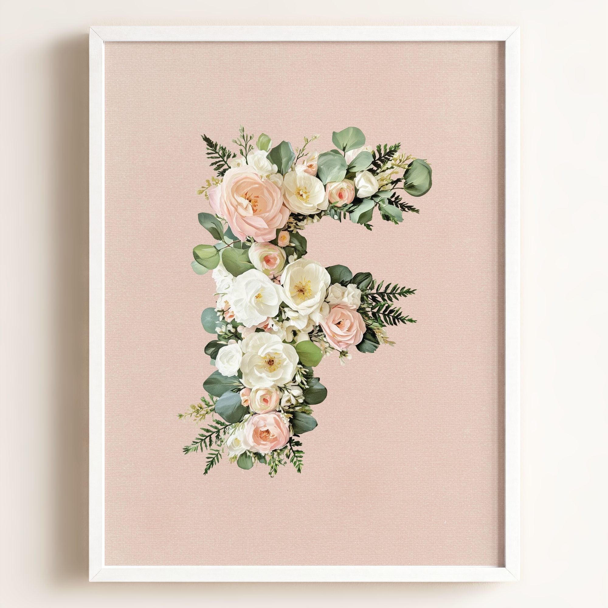 Heirloom Floral Alphabet Prints