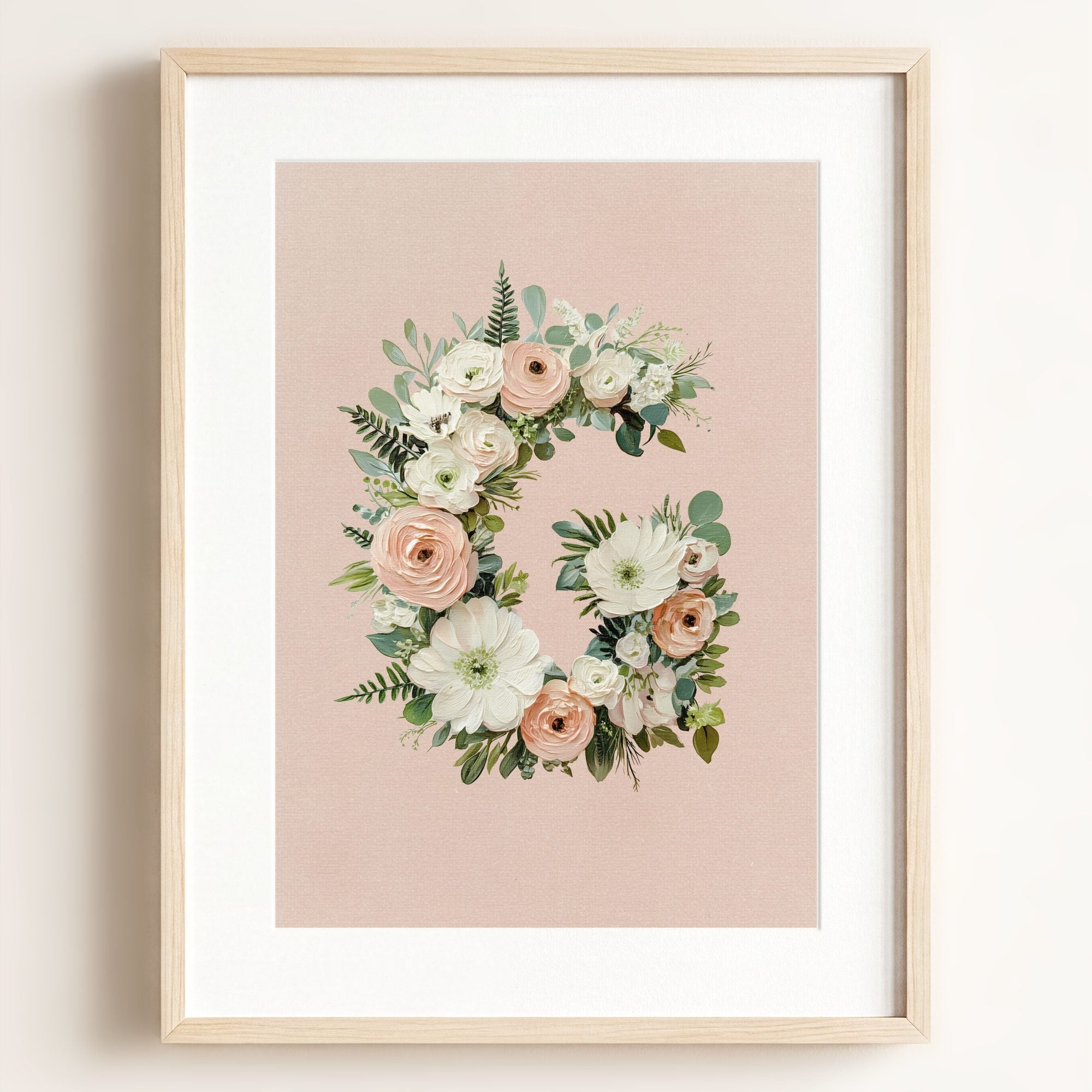 Heirloom Floral Alphabet Prints