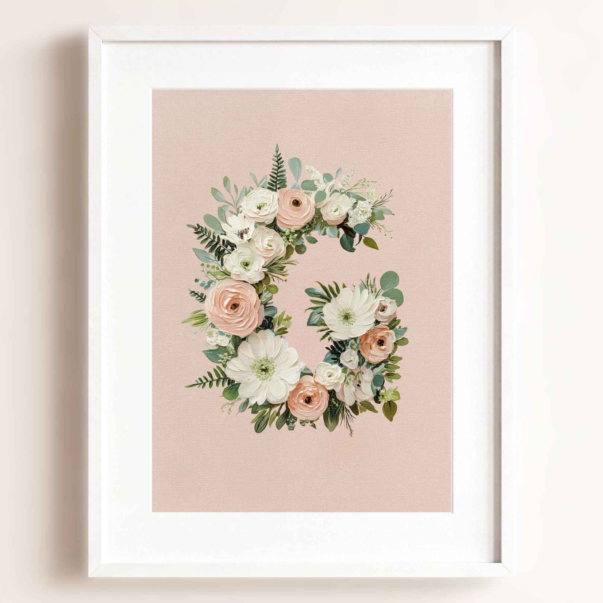 Heirloom Floral Alphabet Prints
