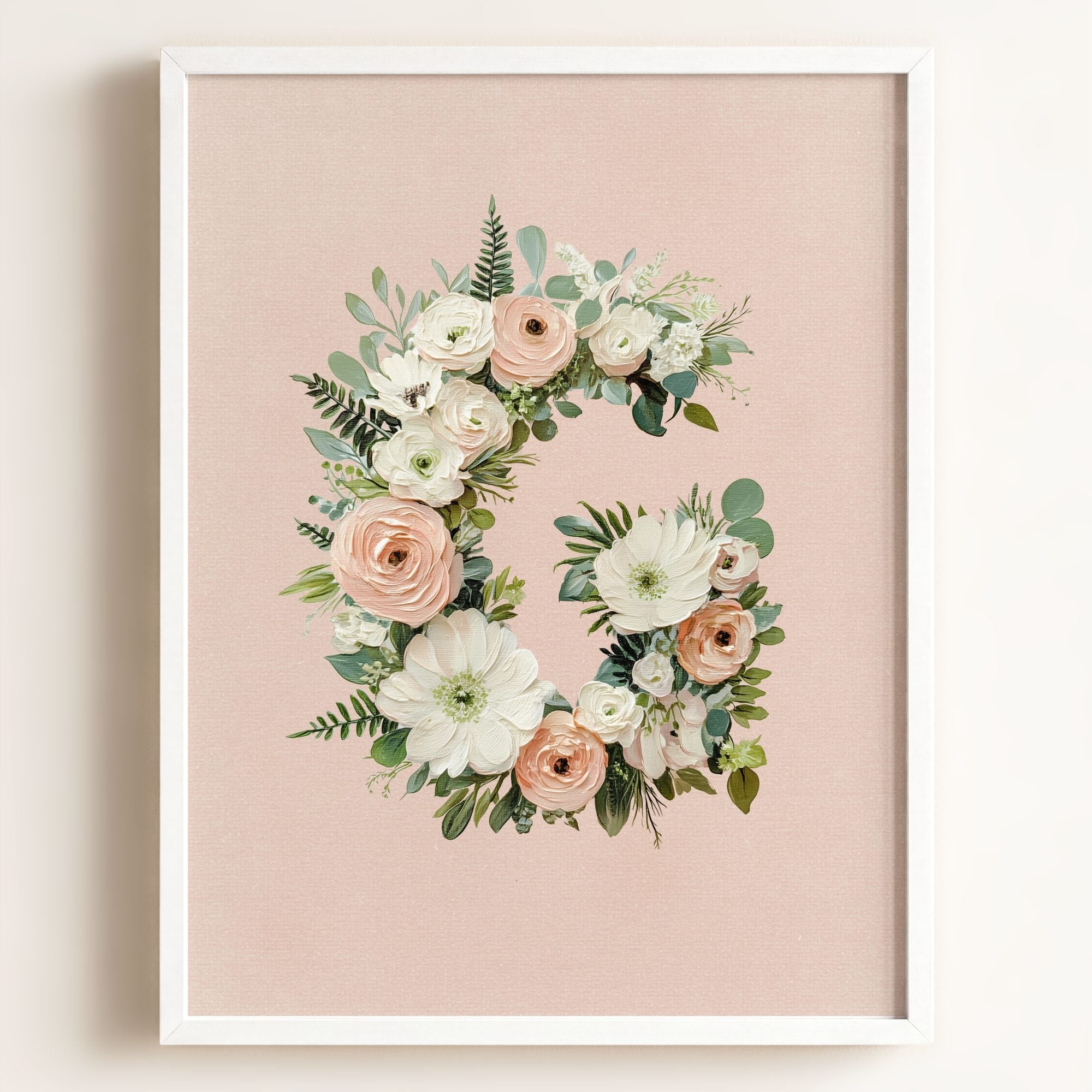 Heirloom Floral Alphabet Prints
